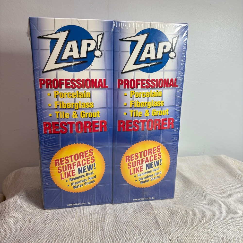 Zap Professional Rest Concentrate 32  Oz Porcelain Fiberglass Tile Grout Cleaner
